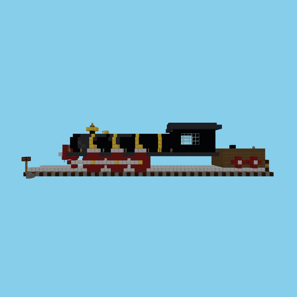 Steam locomotive (indexed) front view
