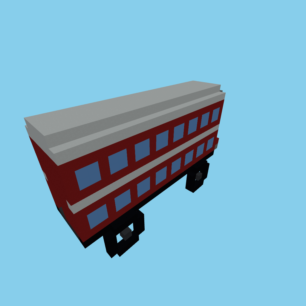 Double-decker bus (guided)