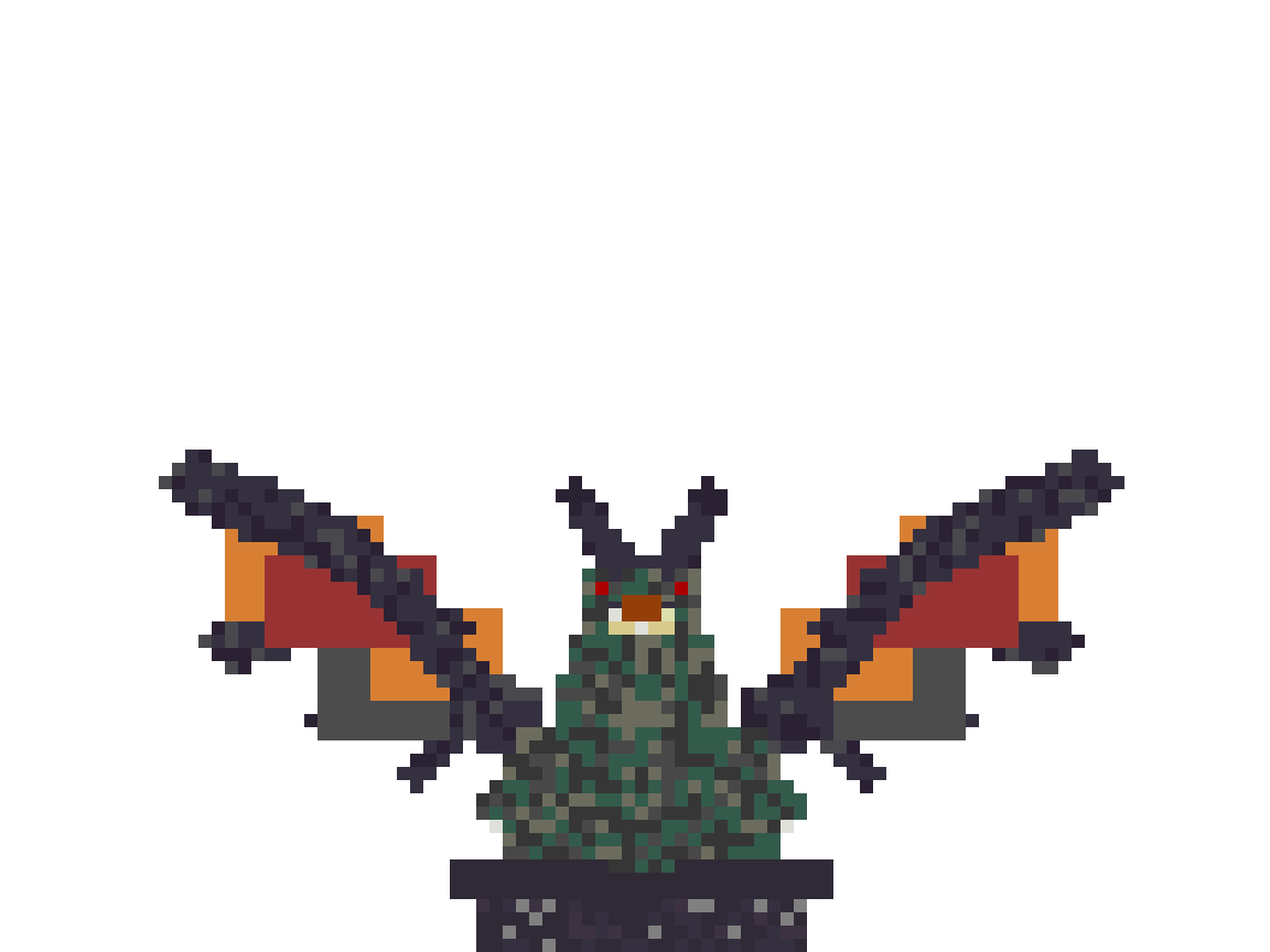 Fire-Breathing Dragon (Phase 1) front view