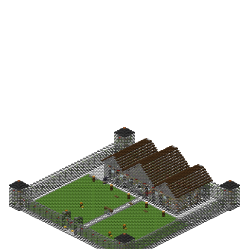 King's Castle, isometric render