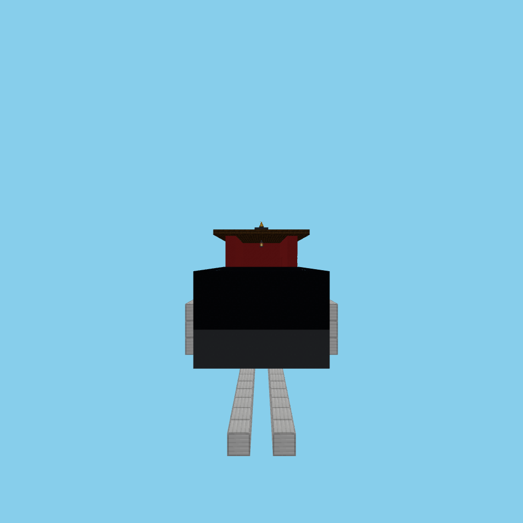 Steam Locomotive (guided) side view