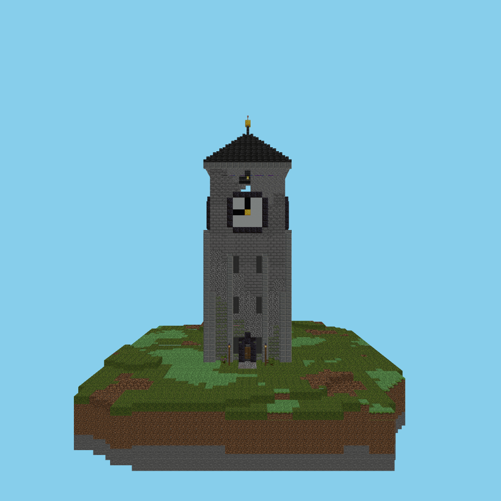 Gothic Clock Tower (guided) front view
