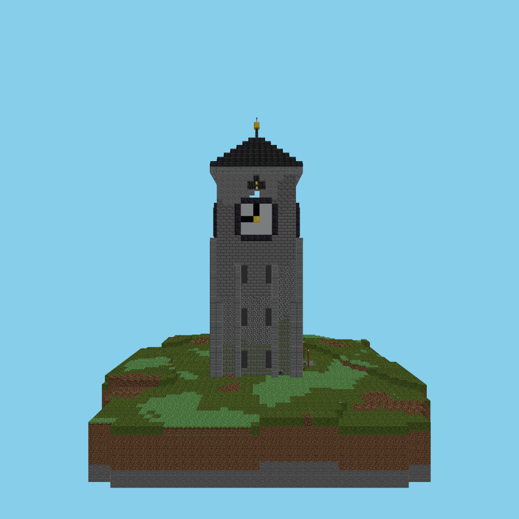 Gothic Clock Tower (guided) side view