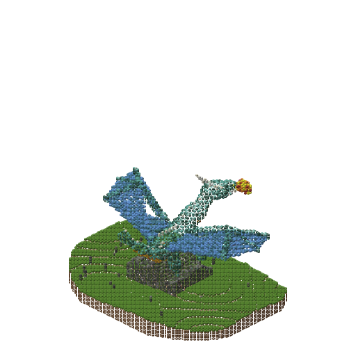 Dragon v3, isometric render