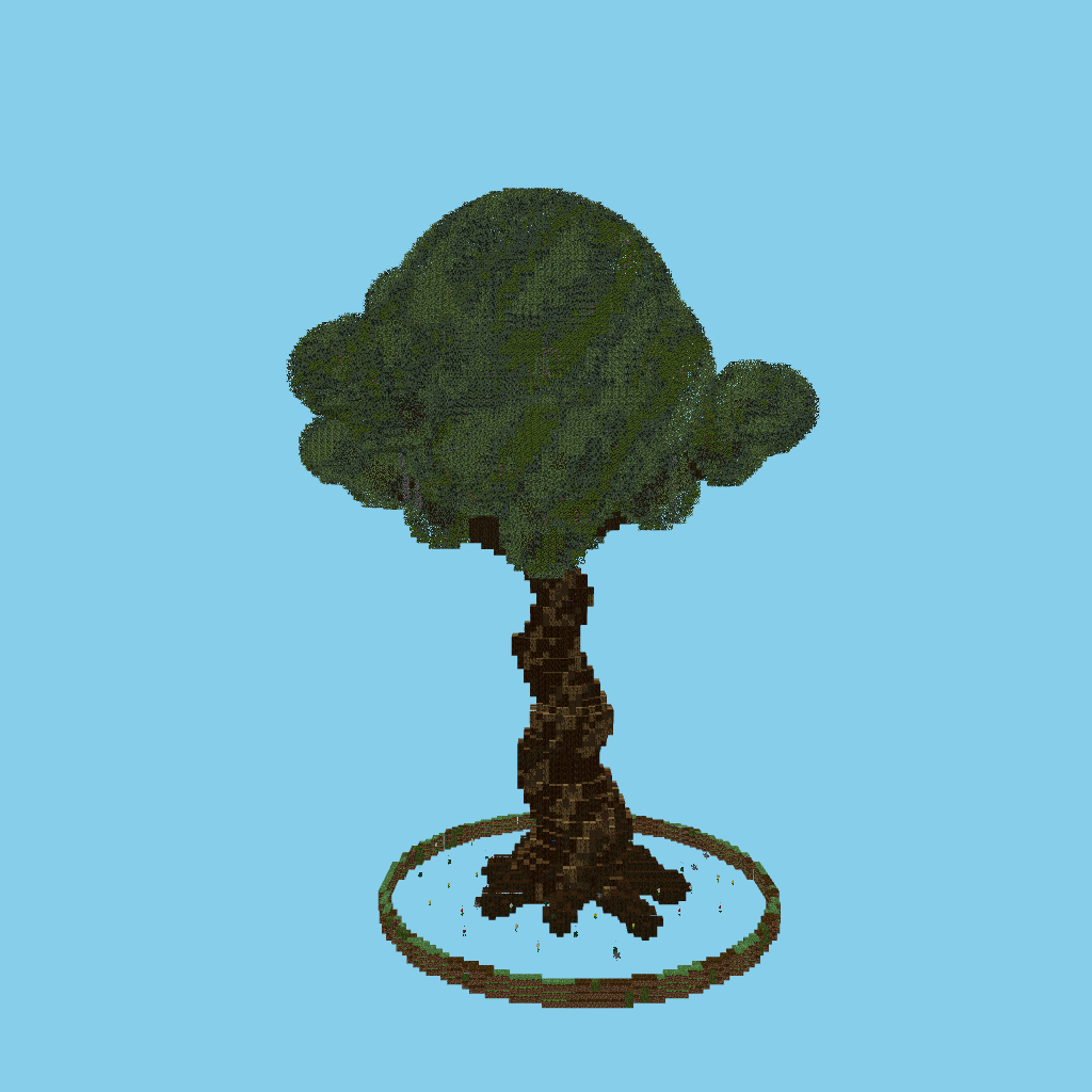 Ancient Thousand-Year Tree front view