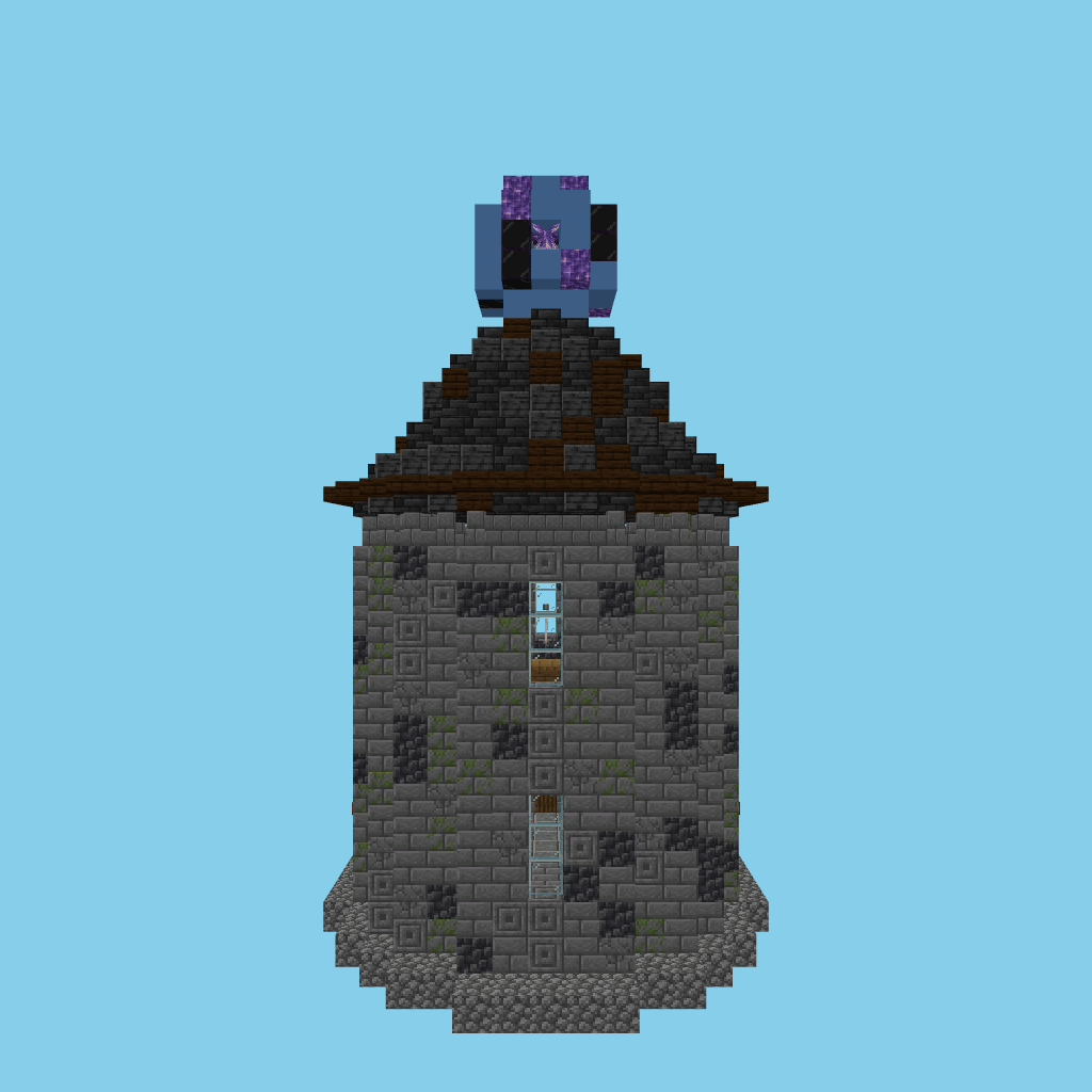 Wizard tower (guided) front view