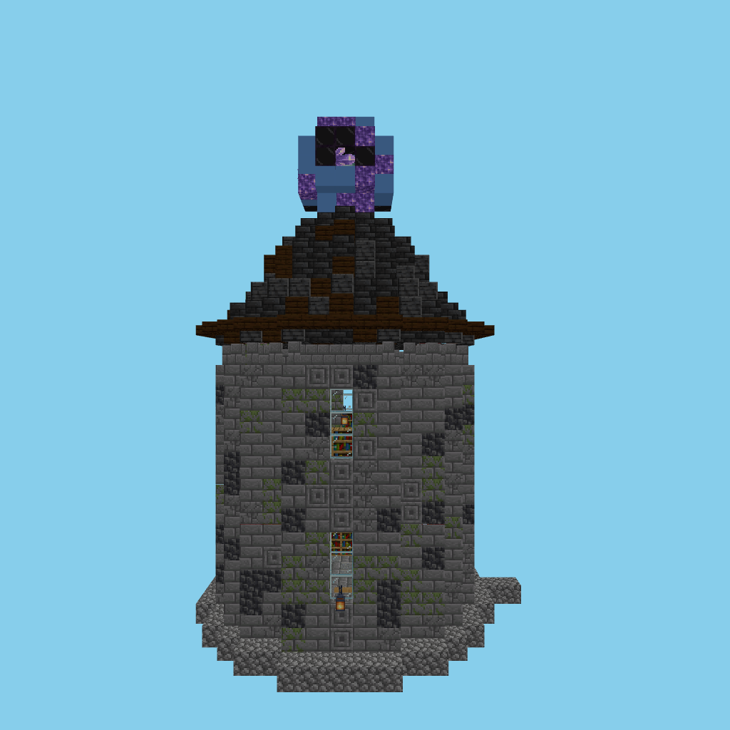 Wizard tower (guided) side view