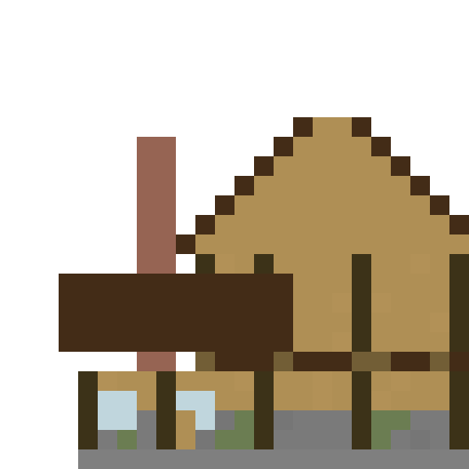 Medieval Tavern - Test A (plan_build) back view