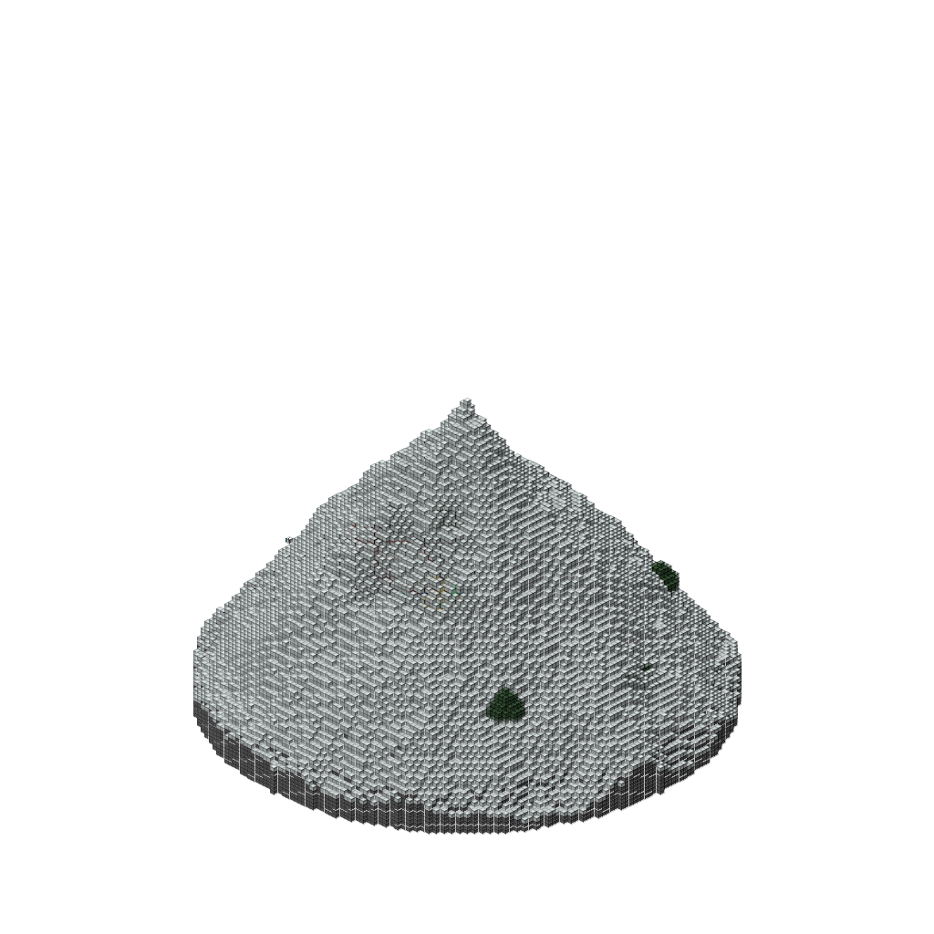 Dragon's Lair Mountain Cave, isometric render
