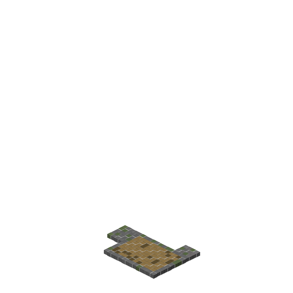 Casita acogedora, isometric render