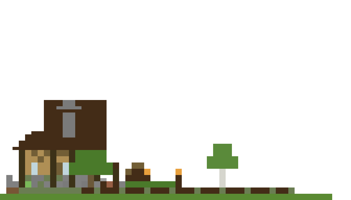 Cozy Medieval Cottage with Garden side view