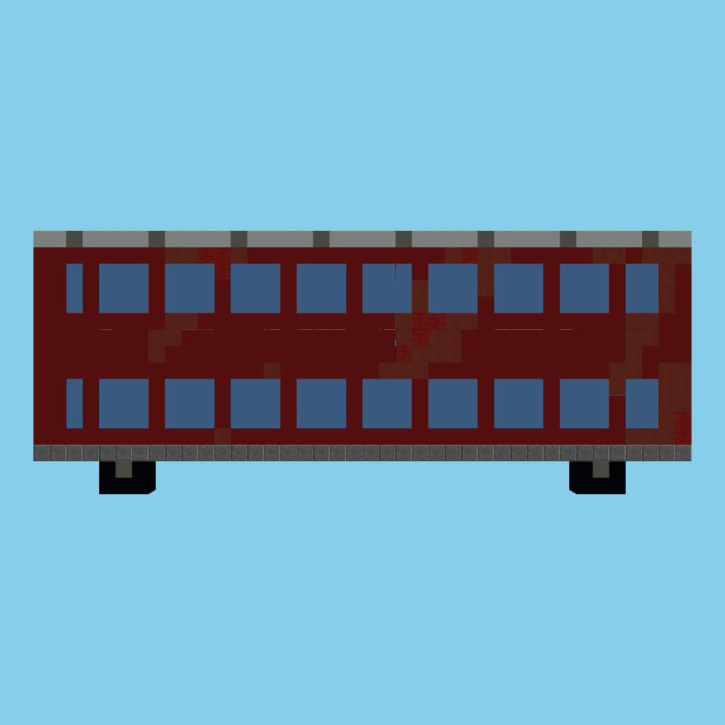 Double-Decker Bus front view
