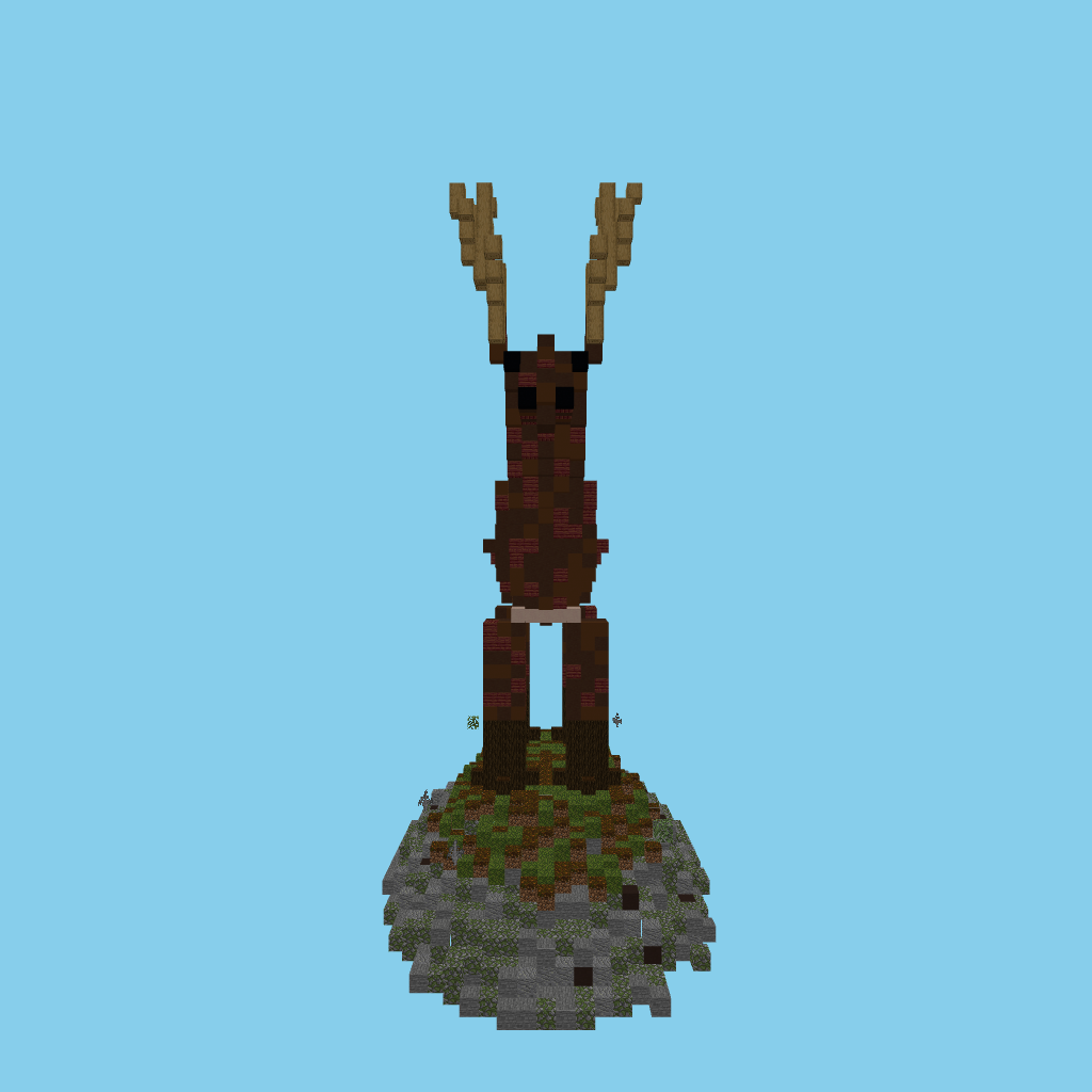 Giant Red Deer Stag (guided) side view
