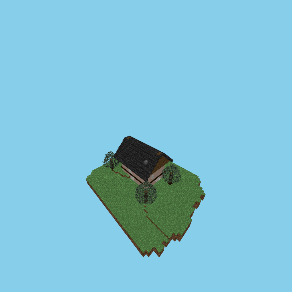 chalet-guided-131047, isometric render