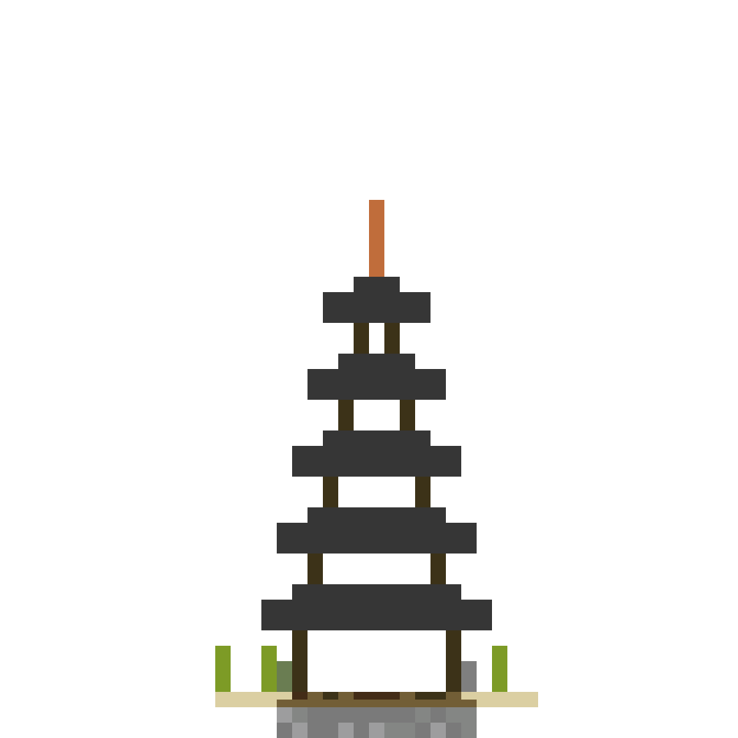 Japanese Pagoda Temple (Phase 1) front view