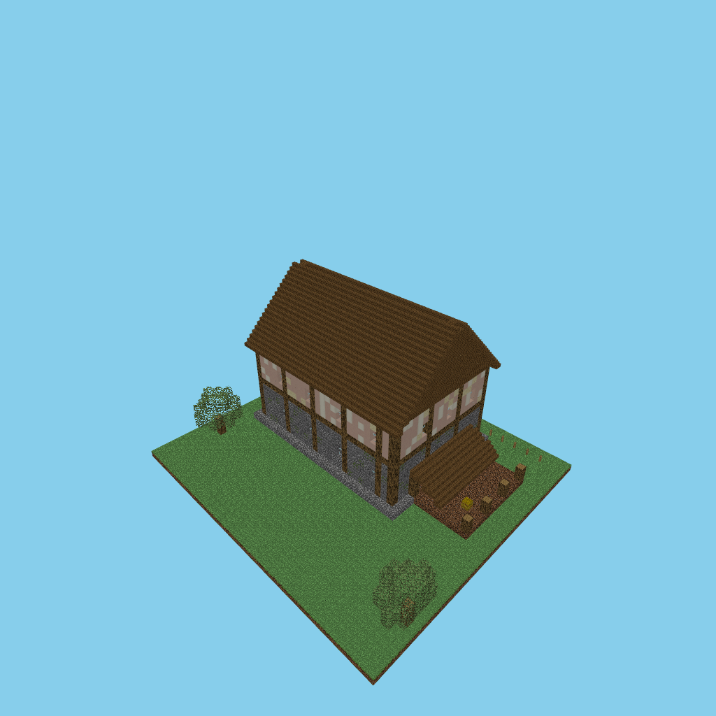 coaching_inn_indexed, isometric render