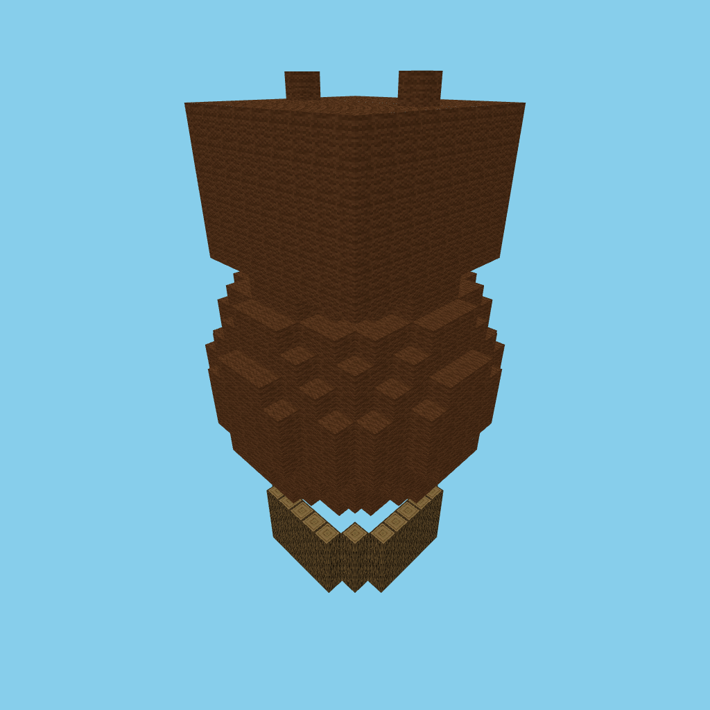 owl-bare, isometric render