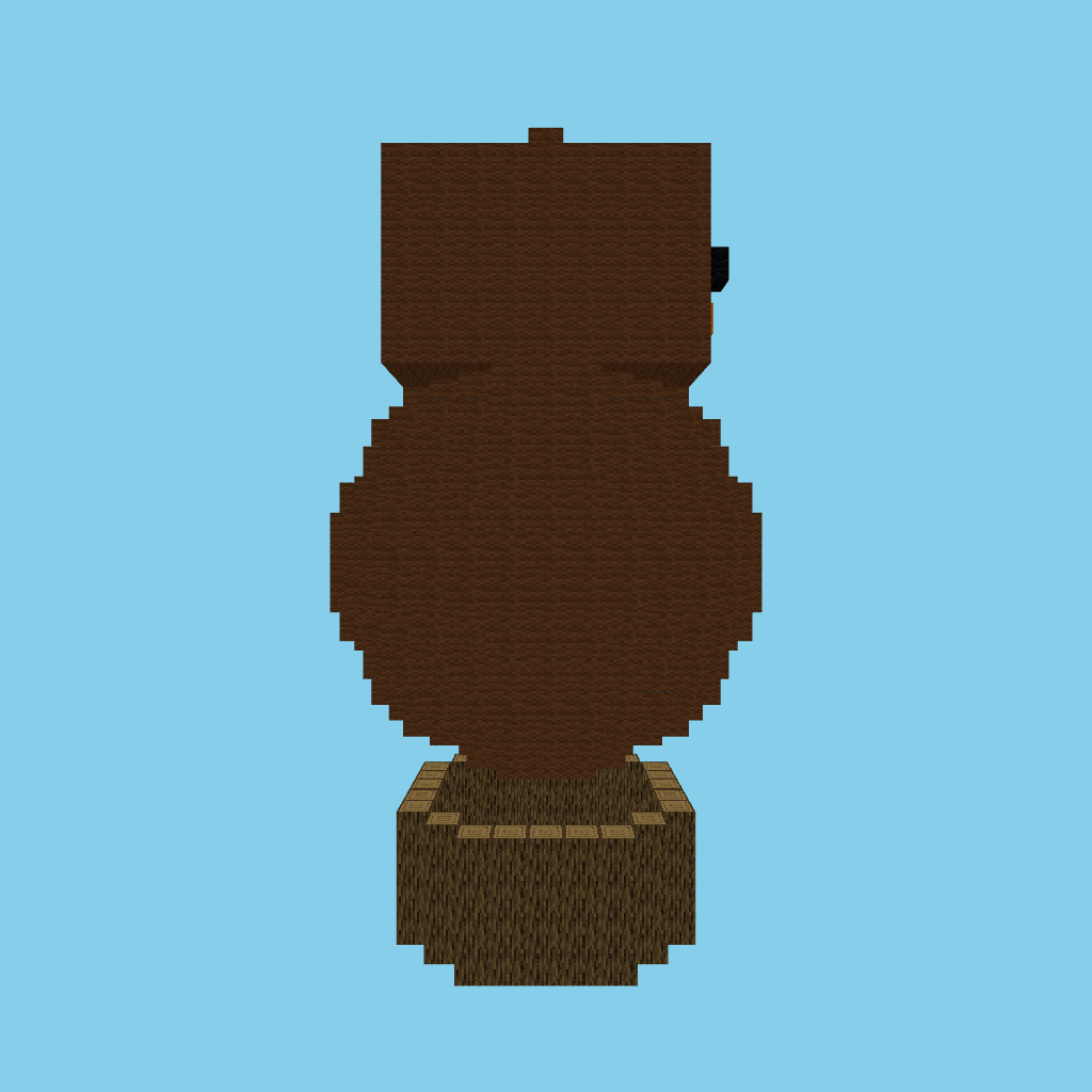 owl-bare side view