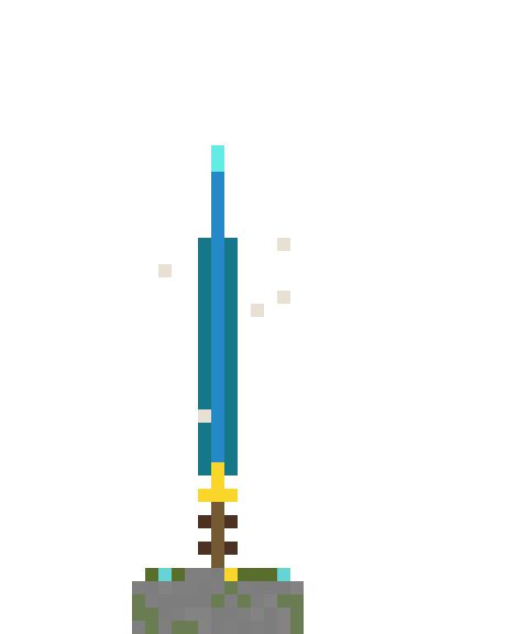 Diamond Sword Excalibur side view