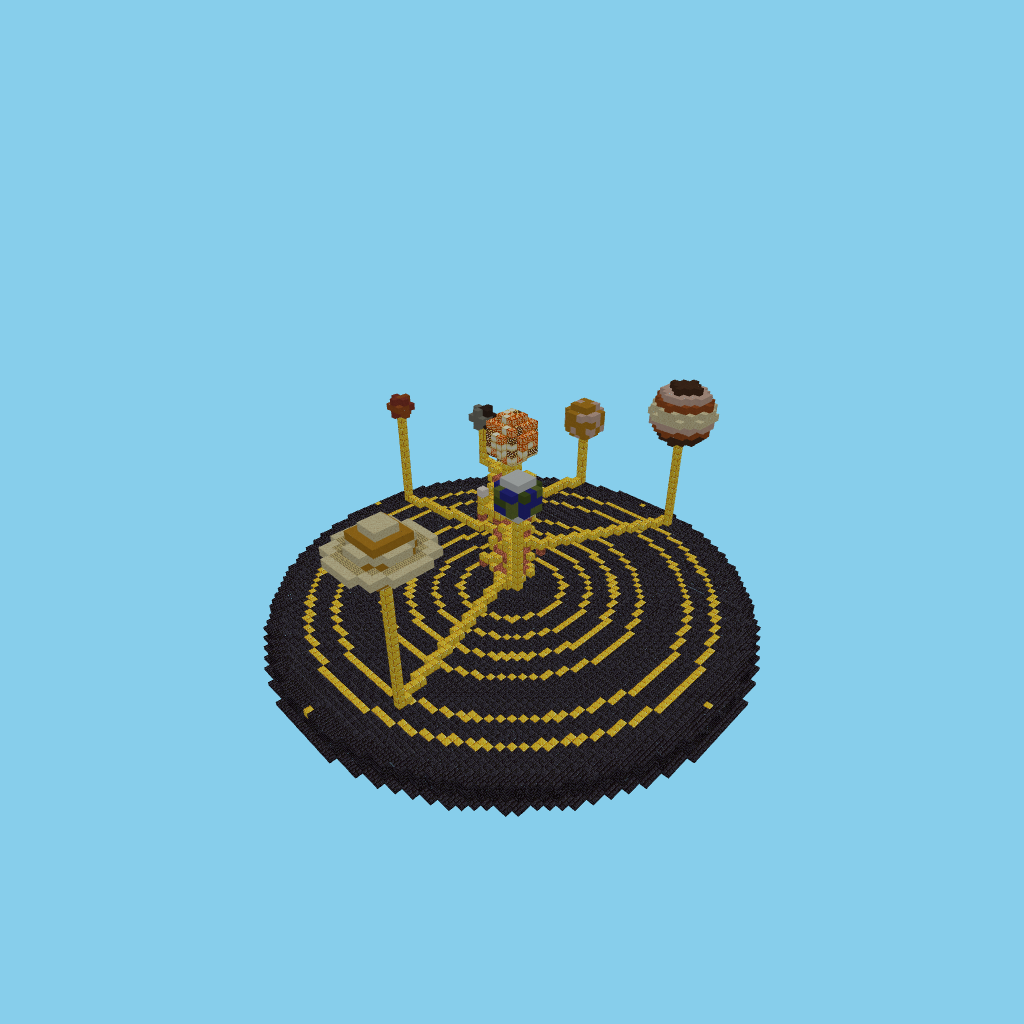 Expo paramétrica #1 — Planetario mecánico (orrery)