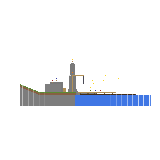 Medieval Ship Port - SKETCH side view