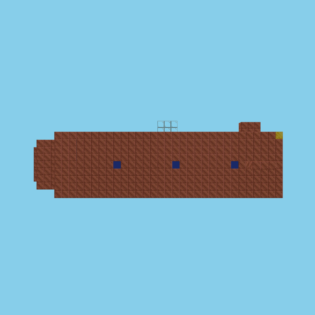 Steampunk Submarine (bare) side view