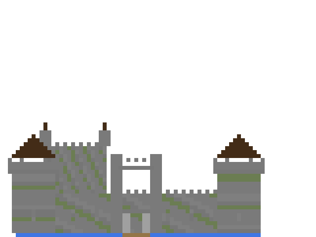 Medieval Castle front view