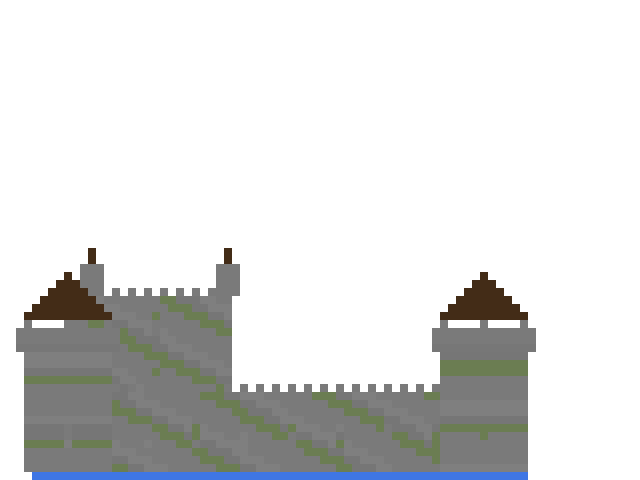 Medieval Castle side view