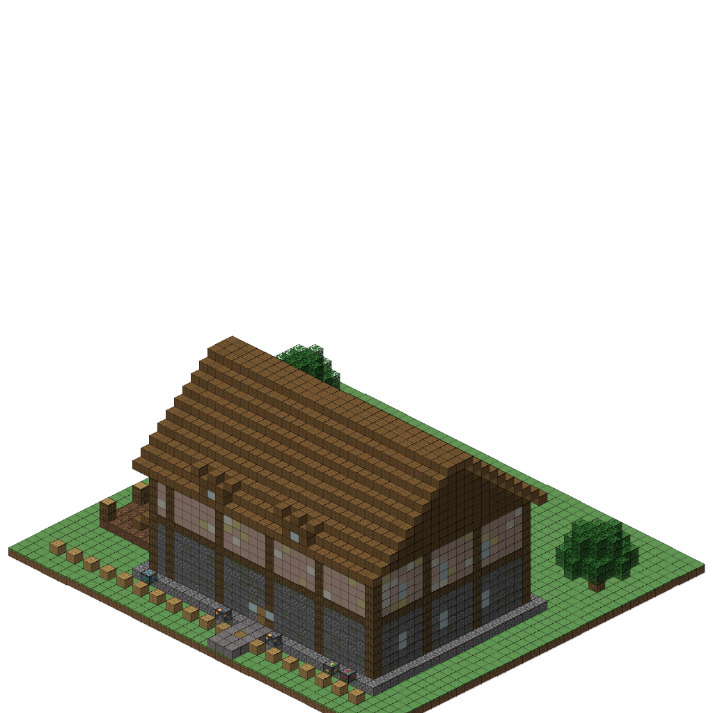 coaching_inn_guided, isometric render