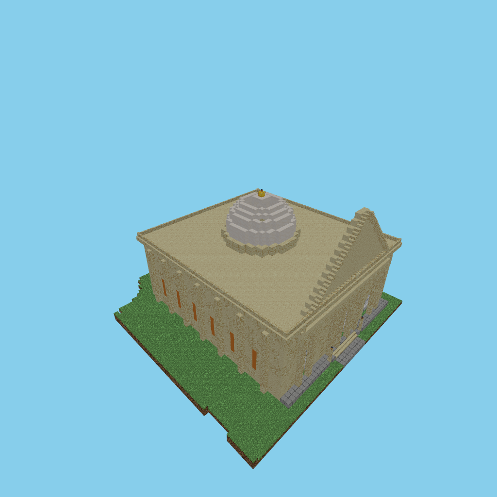 Baroque Opera Theatre, isometric render