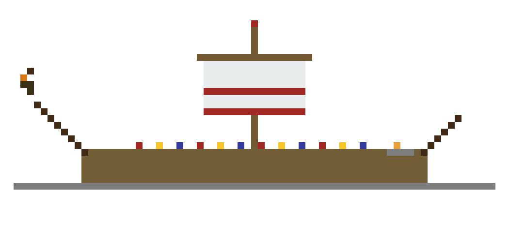 Viking Longship (Group B) front view