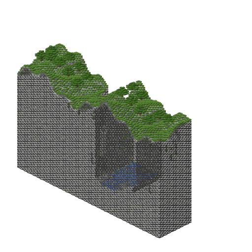 The Argonath v3, isometric render