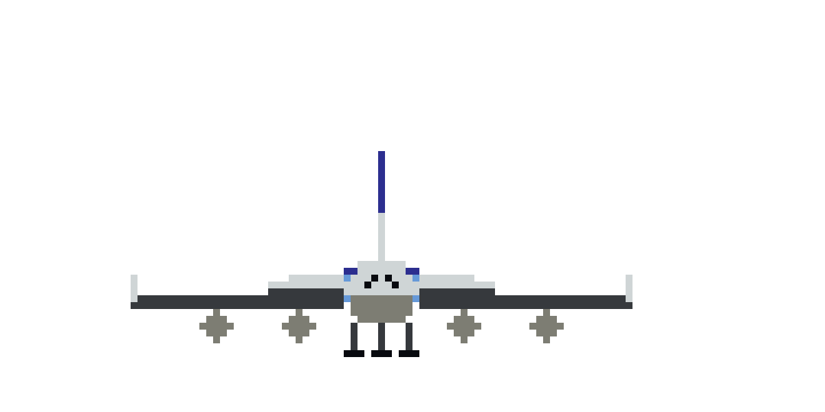 Airbus A380 front view