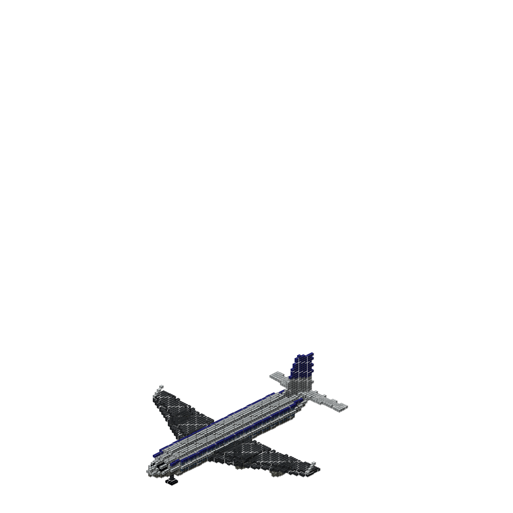 Airbus A380, isometric render