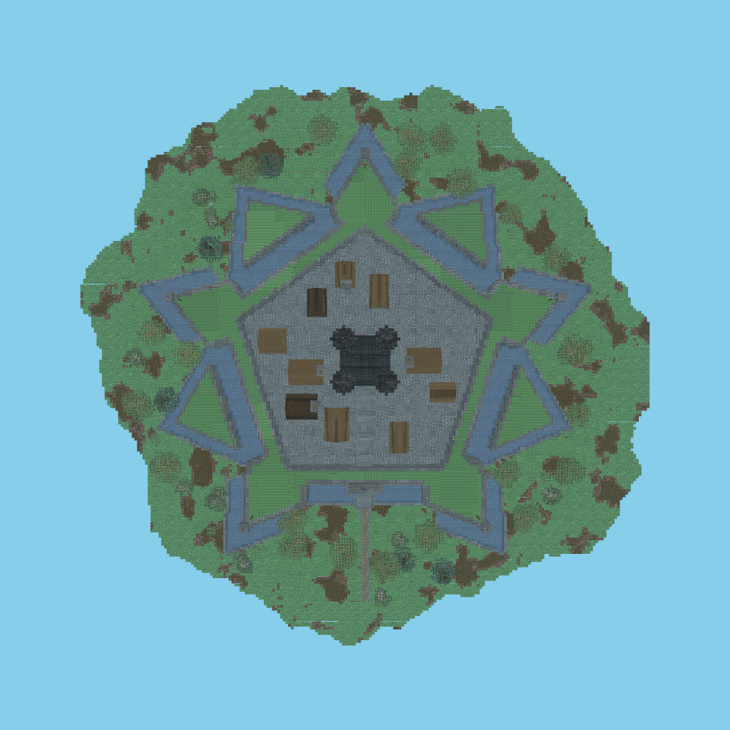 Fortaleza Estrella (paramétrica) top view
