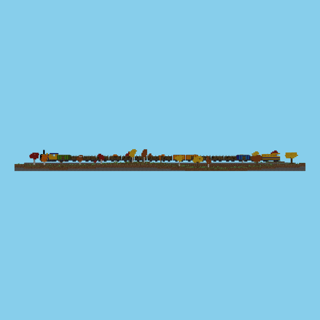 Expo paramétrica #15 — Tren de mercancías (copy) front view
