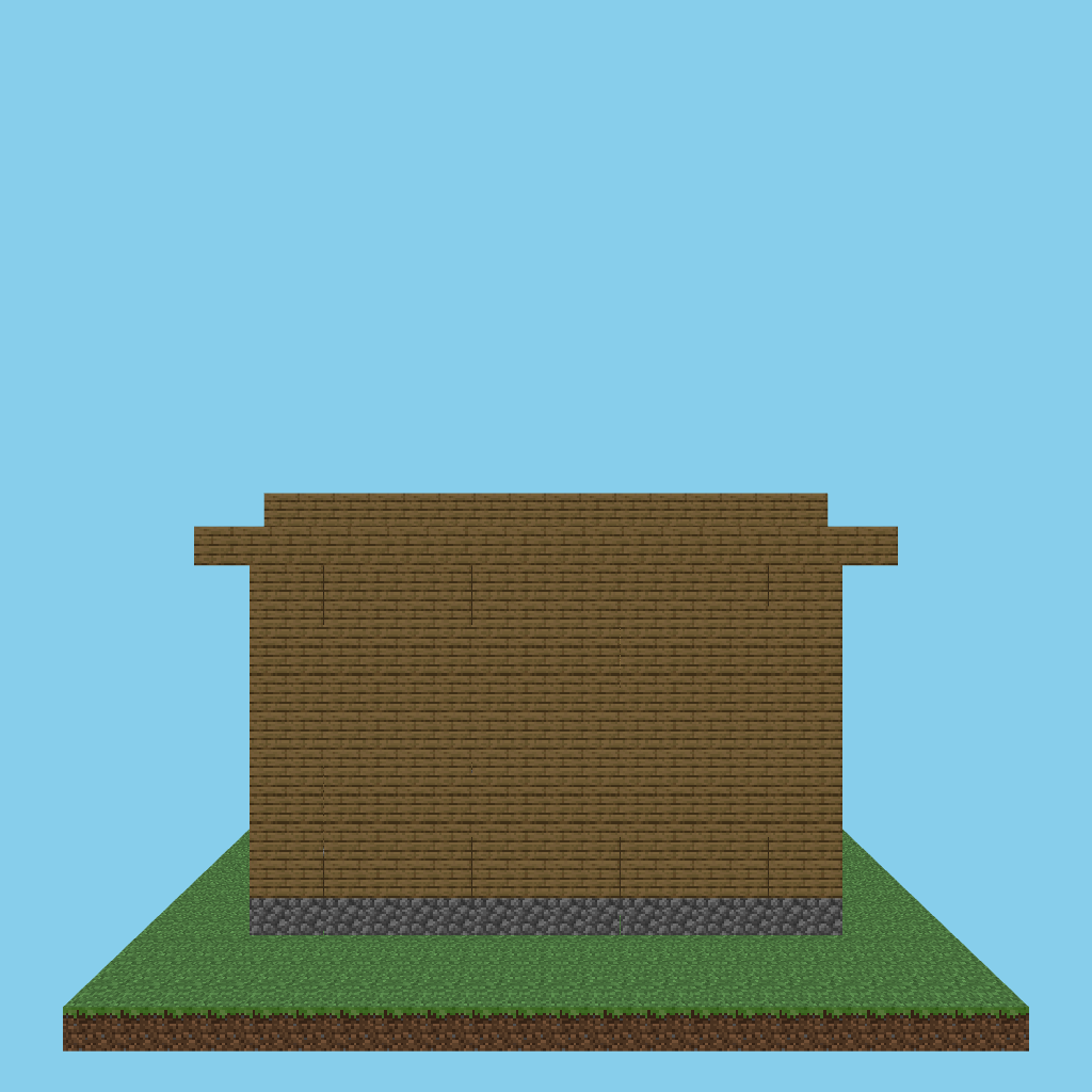 fisherman cottage (bare) front view
