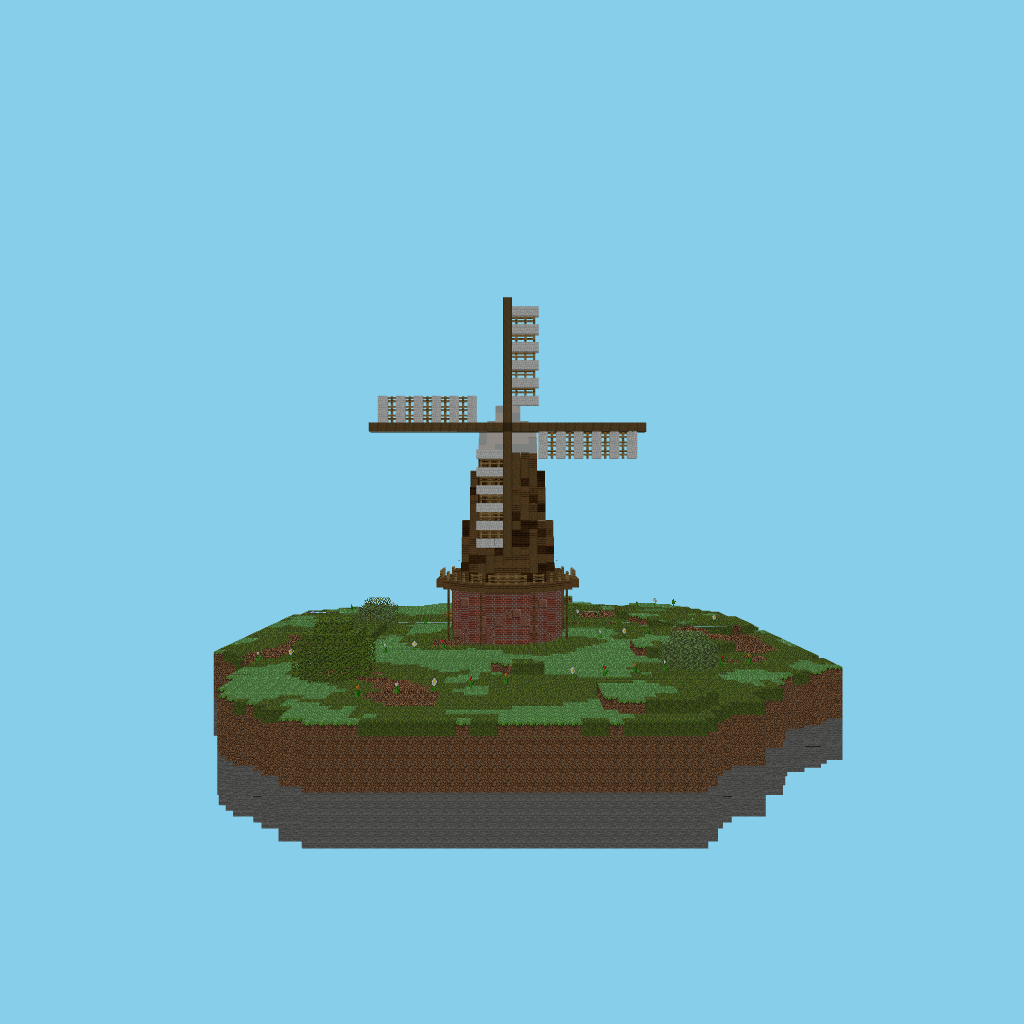 Dutch Smock Windmill A front view