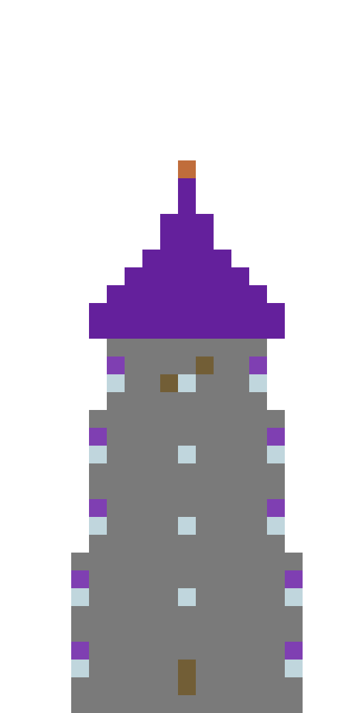 Wizard Tower with Enchanting Room (Group B) front view