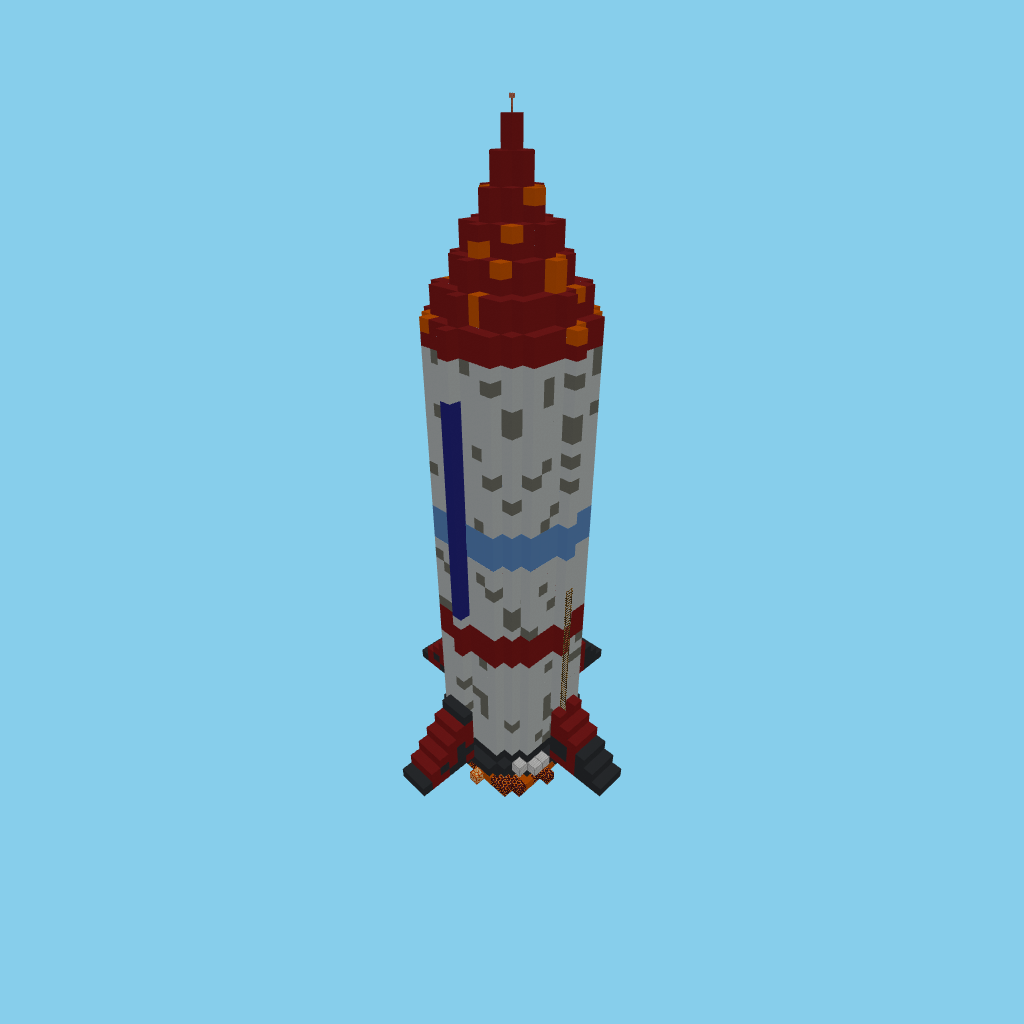 Huge Rocket (vs-osu guided), isometric render