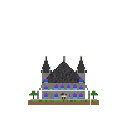 Gothic Mansion front view