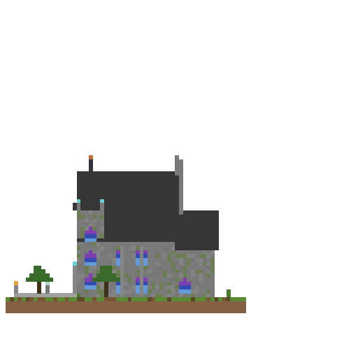 Gothic Mansion side view
