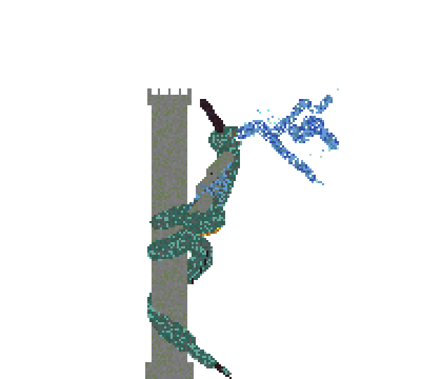 Dragon de la Torre - Rayos front view