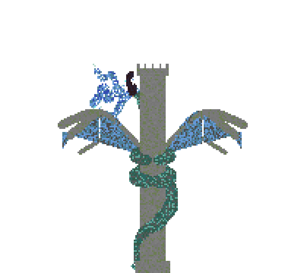Dragon de la Torre - Rayos side view