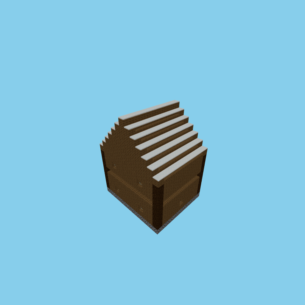 taiga_lodge_bare, isometric render