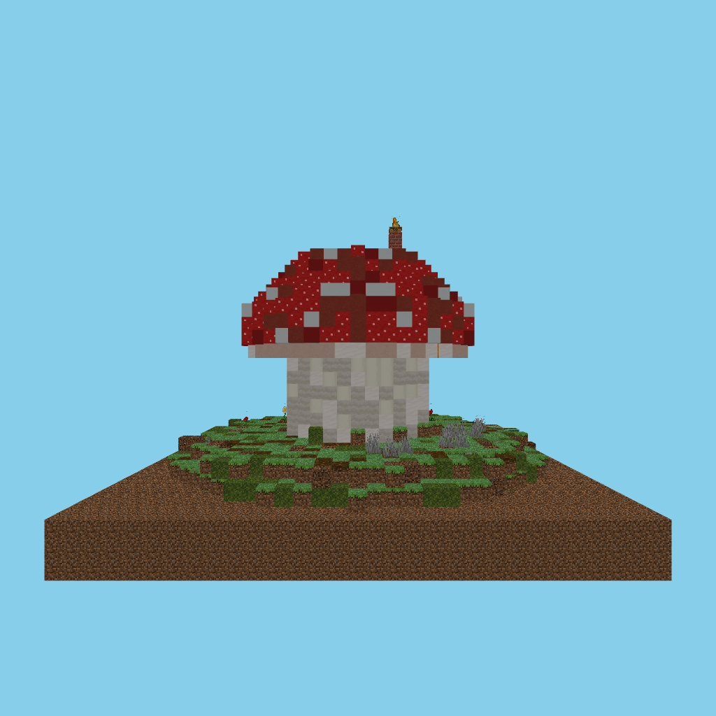 Enchanted Toadstool House front view