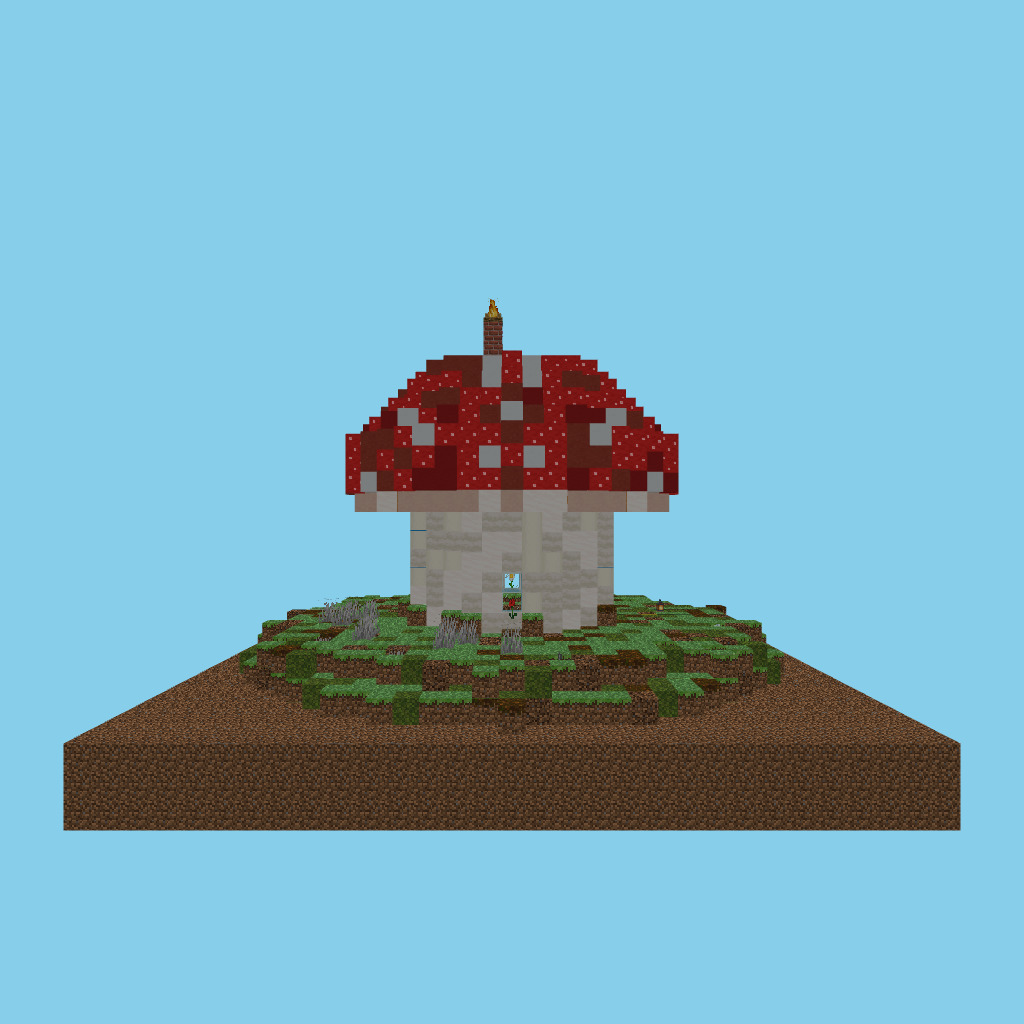 Enchanted Toadstool House side view