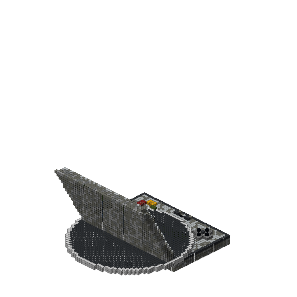 Giant Nintendo DS, isometric render