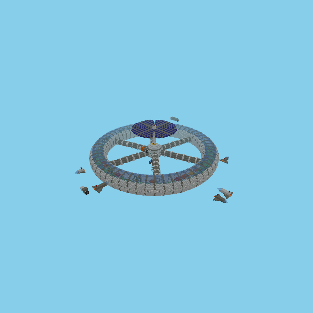 Gran escala #2 — Estación espacial toroidal