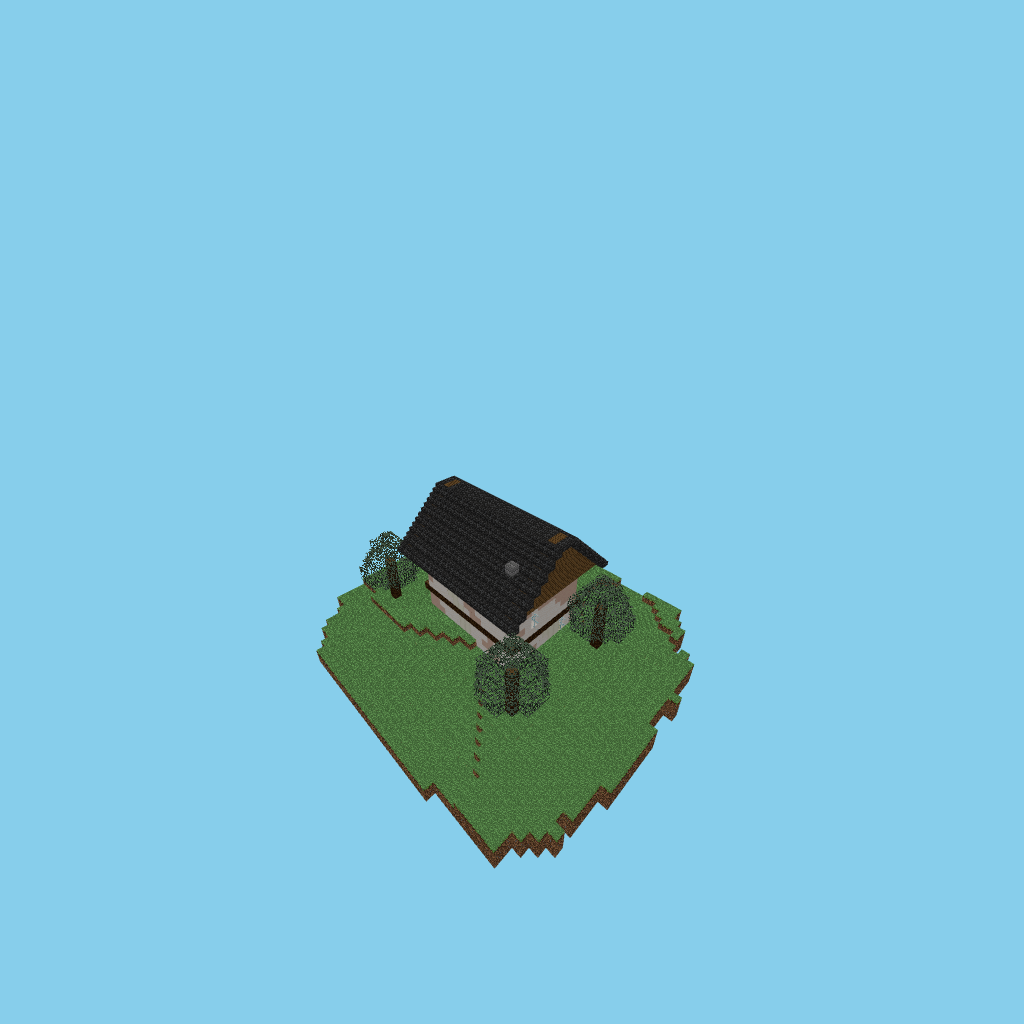 chalet-indexed-131047, isometric render